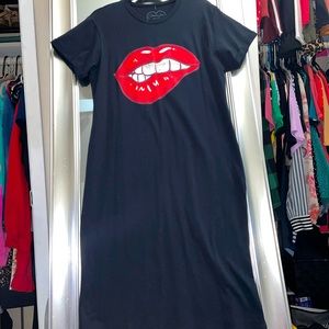 Long t-shirt graphic dress